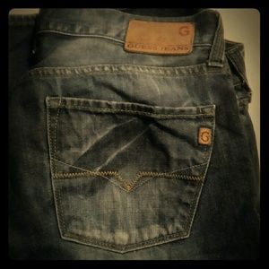 Men's Guess boot cut jean's